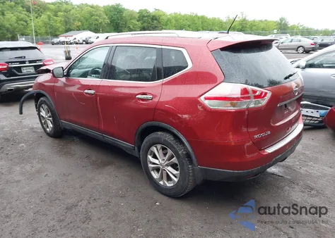 2016 Nissan Rogue Sv из США, поврежденный, VIN KNMAT2MT7GP617442